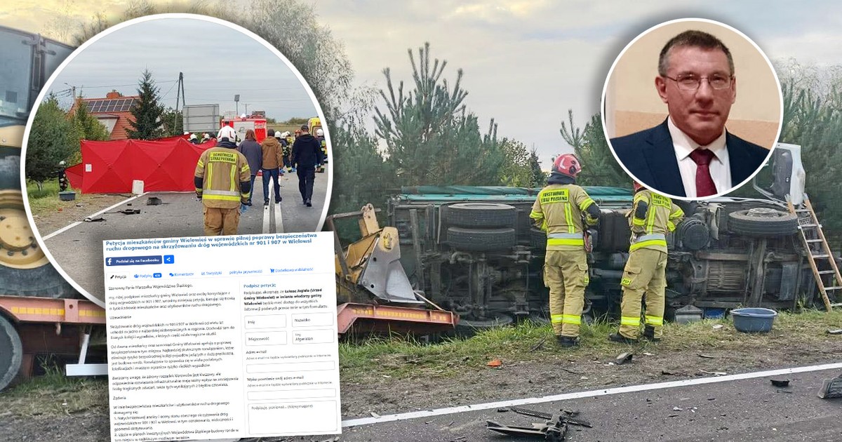 Tragedia na skrzyżowaniu w Wielowsi. Wójt apeluje o budowę ronda. Powstała specjalna petycja