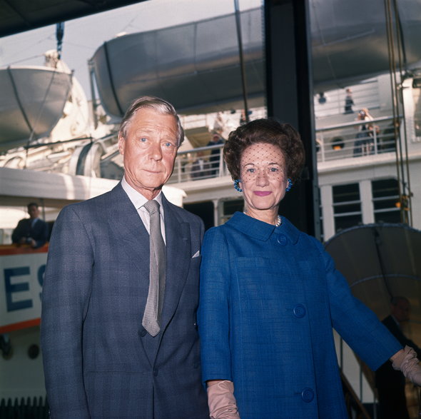 Edward VIII i Wallis Simpson w 1962 r.