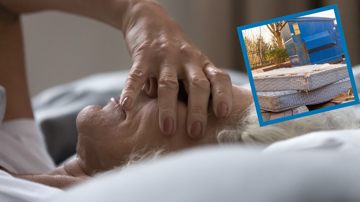 Seniorka ukryła pieniądze w materacu. Materac przypadkowo trafił na śmietnik (fotografia ilustracyjna)