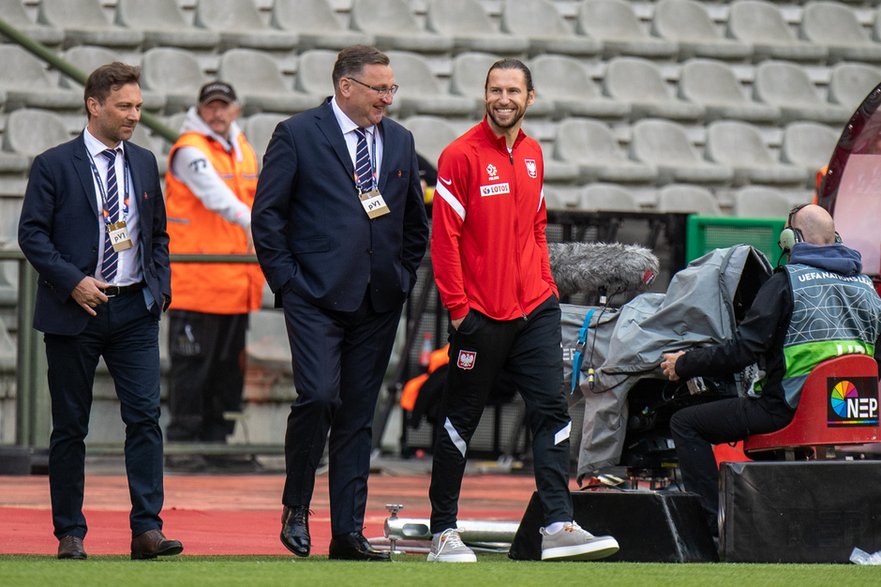 Jakub Kwiatkowski, Czesław Michniewicz i Grzegorz Krychowiak