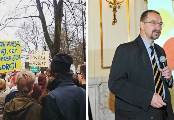 "Matka ma być worem na urodzenie zapłodnionej komórki jajowej" - prof. Dębski o całkowitym zakazie aborcji