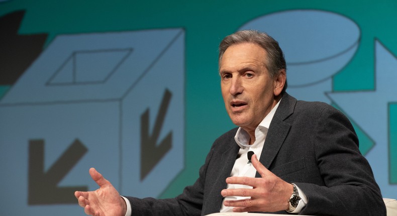 Howard Schultz, the interim CEO of Starbucks, is one of the most vocal business leaders against unions.Jim Bennett/Getty Images