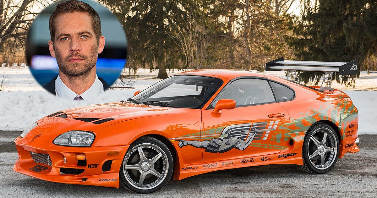 Samochody Paula Walkera W Szybkich I Wściekłych Toyota Supra z "Szybkich i wściekłych" sprzedana za zawrotną cenę