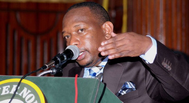 Nairobi Governor Mike Sonko during a past function