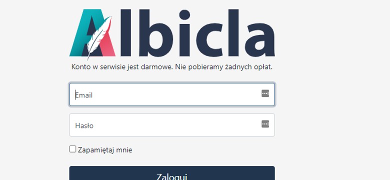 Cały Pan Tadeusz jako hasło, skopiowany regulamin Facebooka... Albicla zalicza poważne problemy