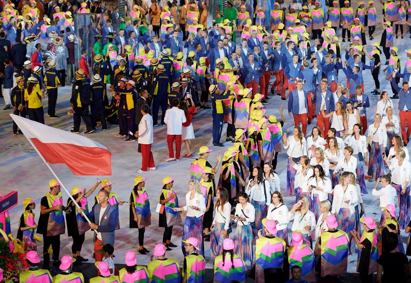 Rio 2016: Zaskakujący strój Polek podczas ceremonii otwarcia igrzysk