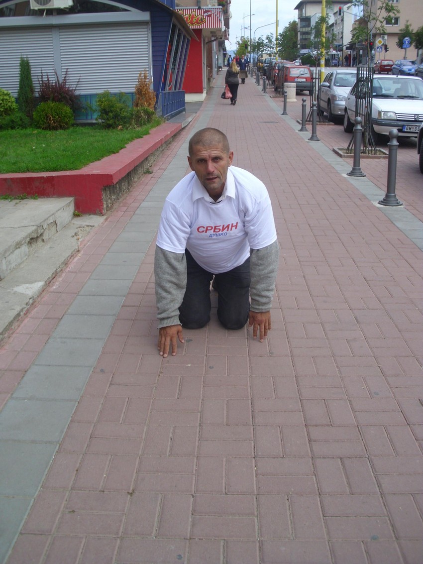 Protest četvoronoške: Duško Filipović