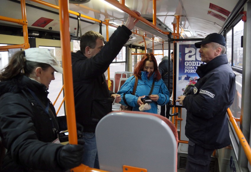 Kontrolu obavljaju radnici Busplusa