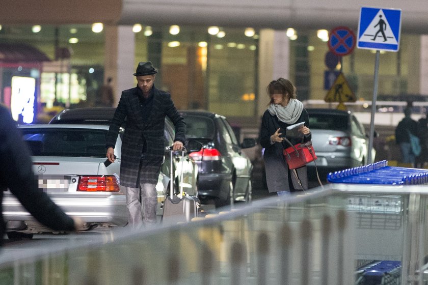 Maciej Zakościelny odwiózł dziewczynę na lotnisko