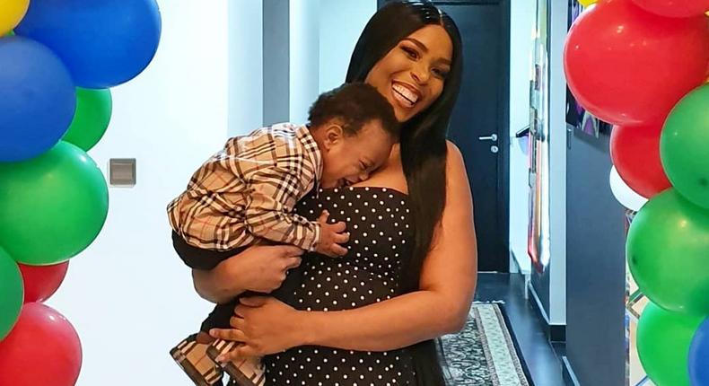 Linda Ikeji's son, Jayce turned one over the weekend and she threw him a birthday bash in the beautiful city of Dubai.[Instagram/OfficialLindaIkeji]