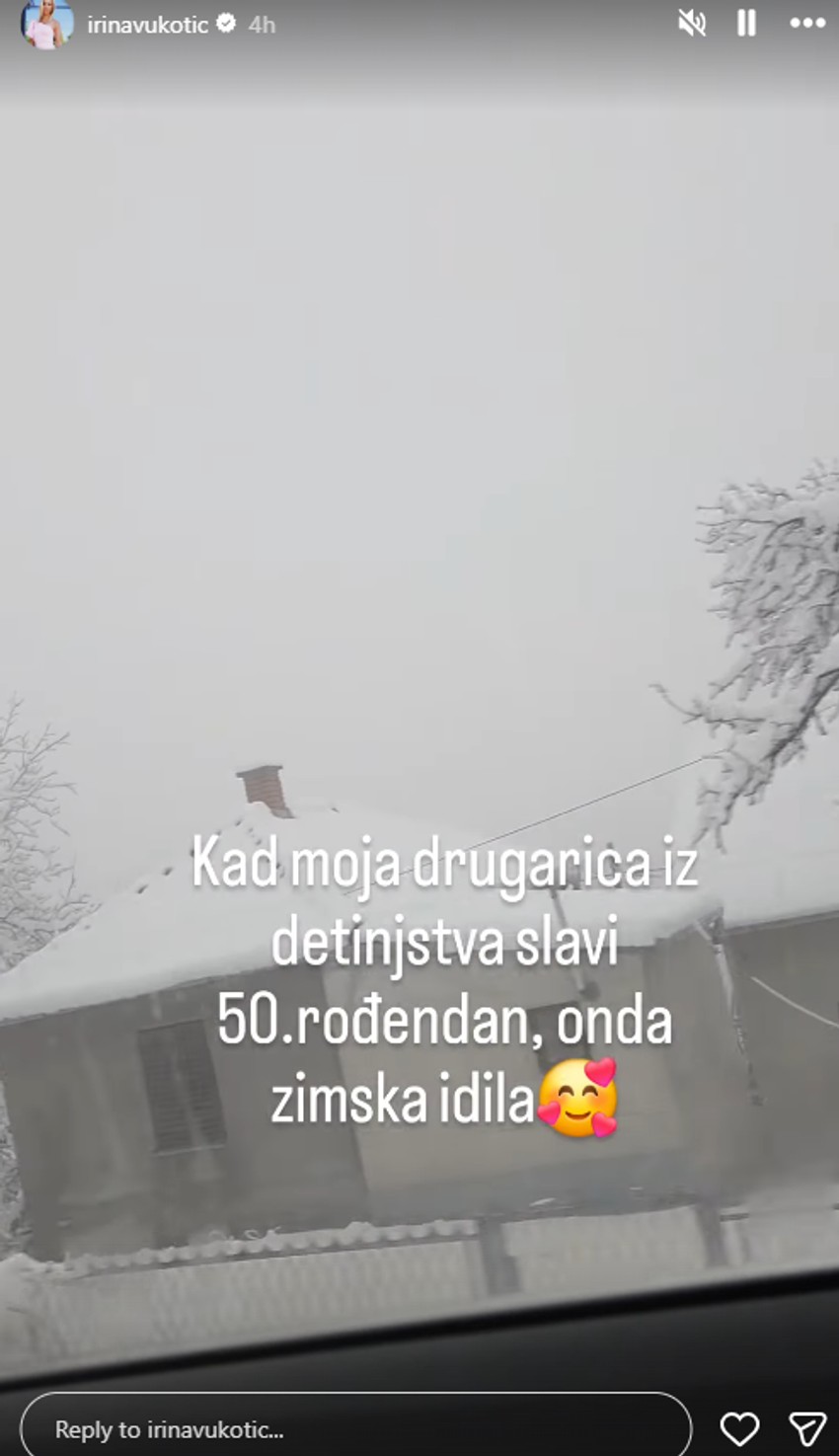 Irina Vukotić objava