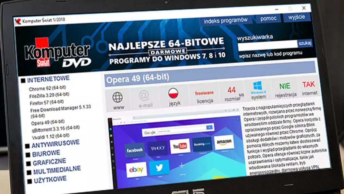 Płyta numeru: 64-bitowe programy do Windows