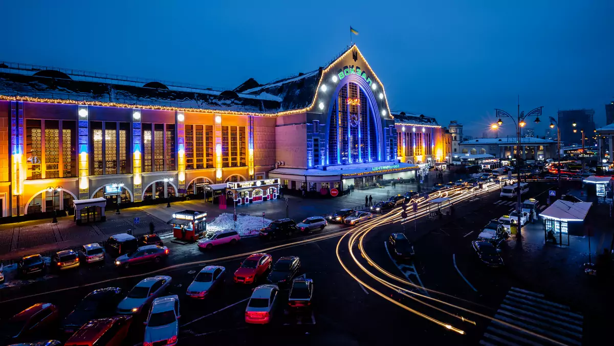 Dworzec kolejowy w Kijowie, 2018 r.