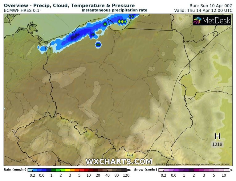 W czwartek od północnego zachodu nadciągnie chłodny front