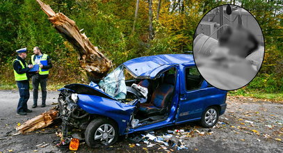 Darek jechał z synem na grzyby, gdy na ich auto spadło drzewo. Wszyscy liczyli na inny finał tej historii