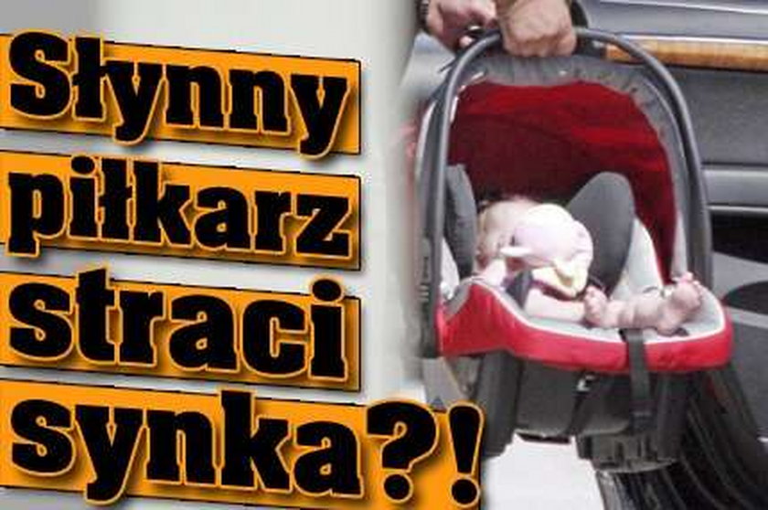 Słynny piłkarz straci synka?!