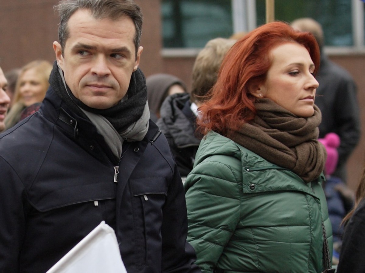 Sławomir Nowak z żoną Moniką Nowak