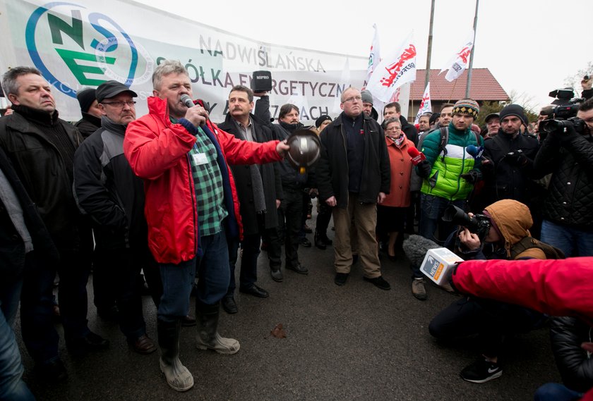 Protest w KWK Brzeszcze