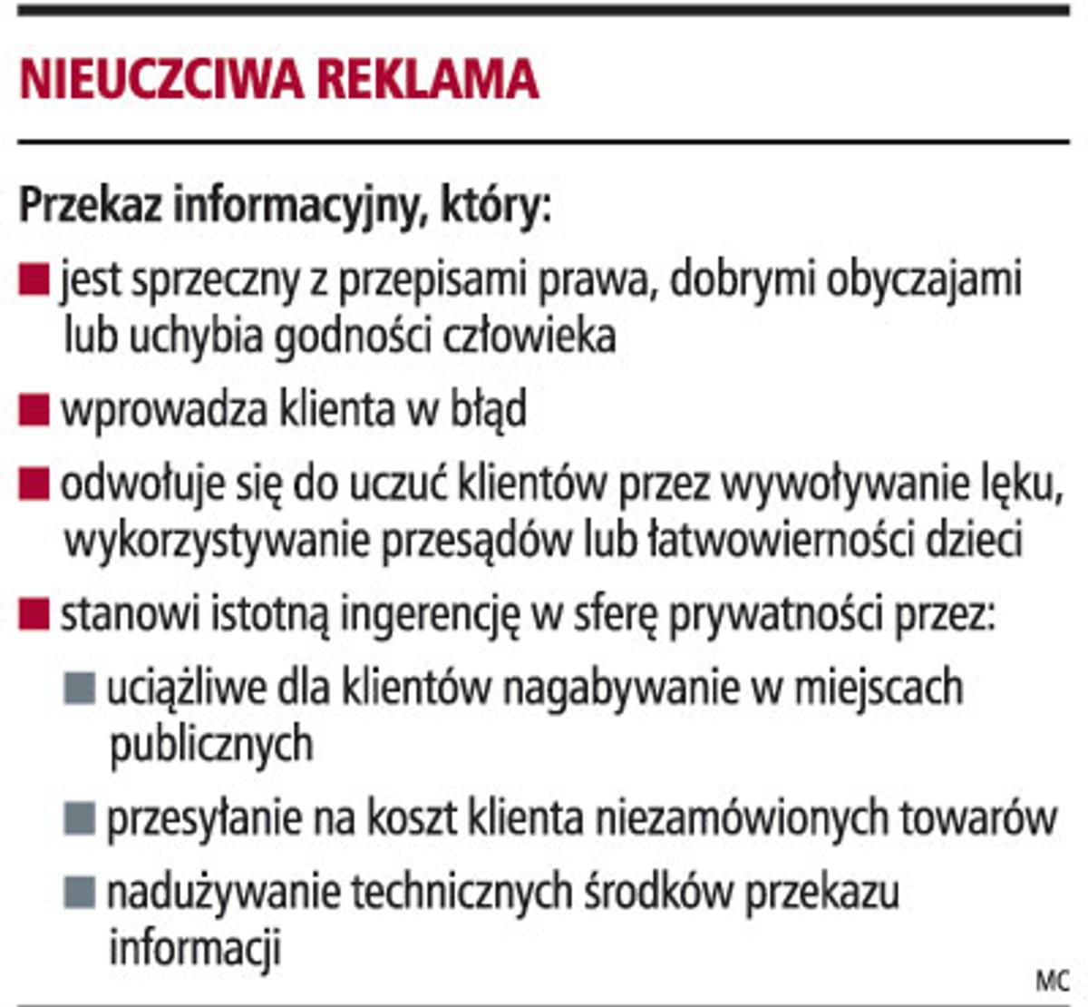 Nieuczciwa reklama