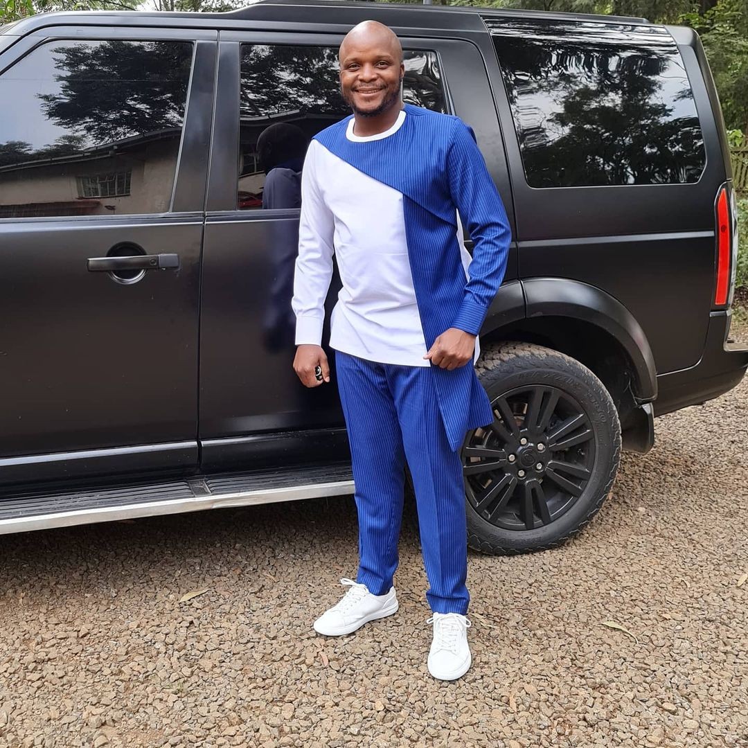 Media Personality Jalang'o and His wife Amina