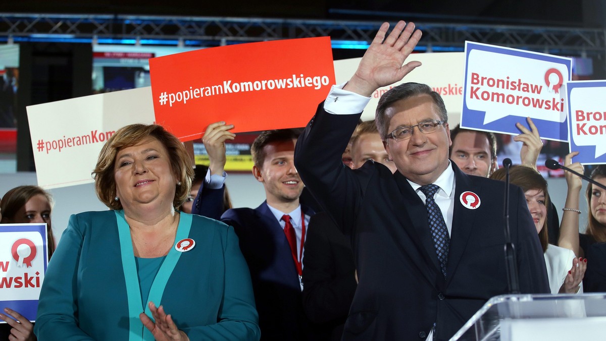 WARSZAWA WYBORY PREZYDENCKIE SZTAB KOMOROWSKI