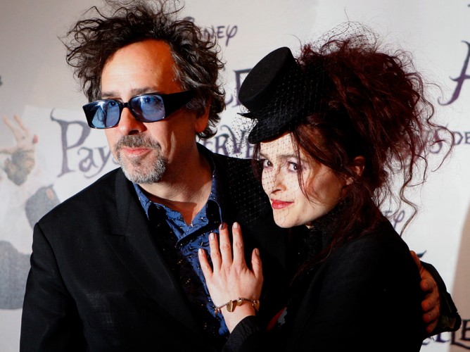 3. Helena Bonham Carter (tu z mężem Timem Burtonem)