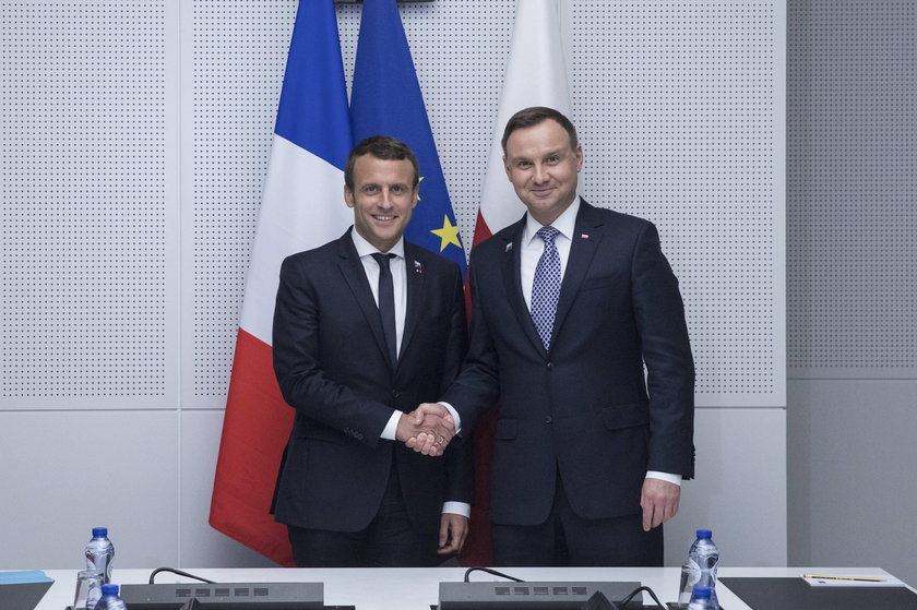 Andrzej Duda i Emmanuel Macron rozmawiali o sądach