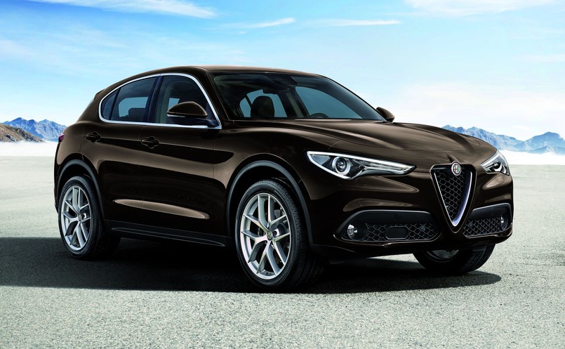 Alfa Romeo Stelvio w kolorze Basalto Brown