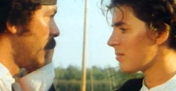 Mima Karadžić kao Luka i Mira Furlan kao Jaglika u filmu "Lepota poroka"