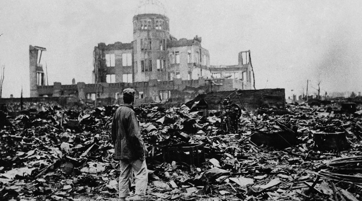 Ennyi maradt Hirosimából az atombomba felriobbanása után / Fotó: Gettyimages