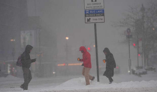 Snežna oluja u Americi