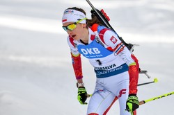 PŚ w biathlonie: Hojnisz-Staręga szósta w biegu na dochodzenie
