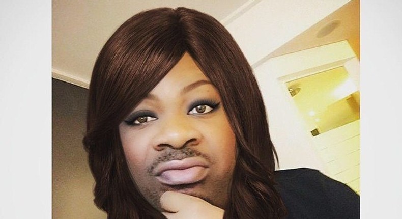 Don Jazzy shares a hilarious makeup look