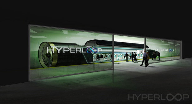 Hyperloop - wizualizacja