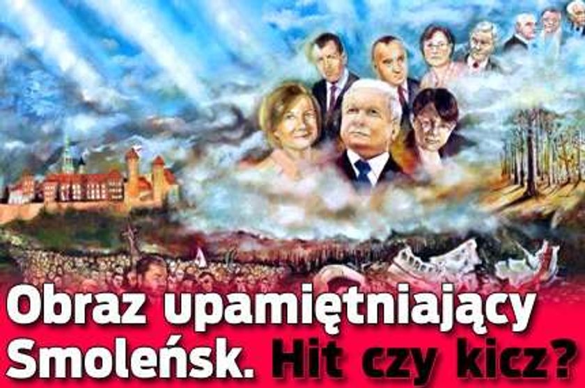 Obraz upamiętniający Smoleńsk. Hit czy kicz?