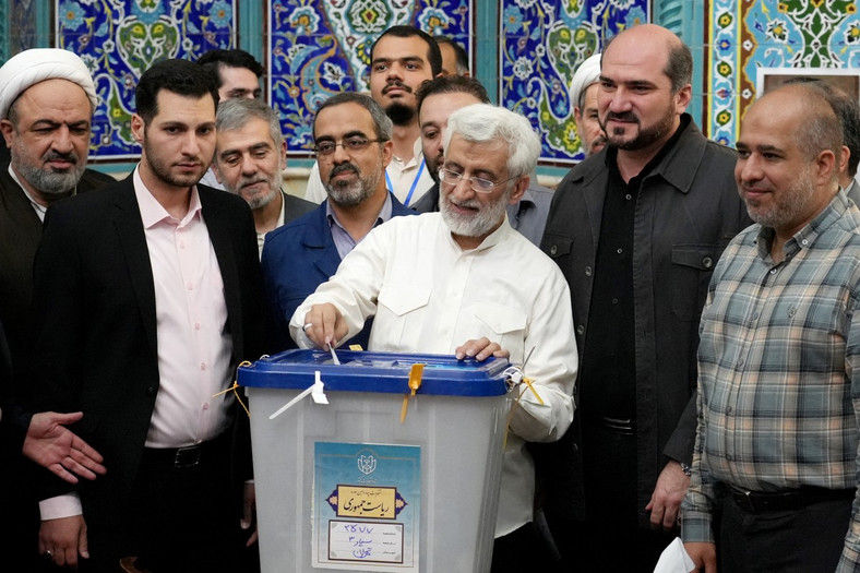 Saeed Jalili își votează la Teheran, 28 iunie 2024.