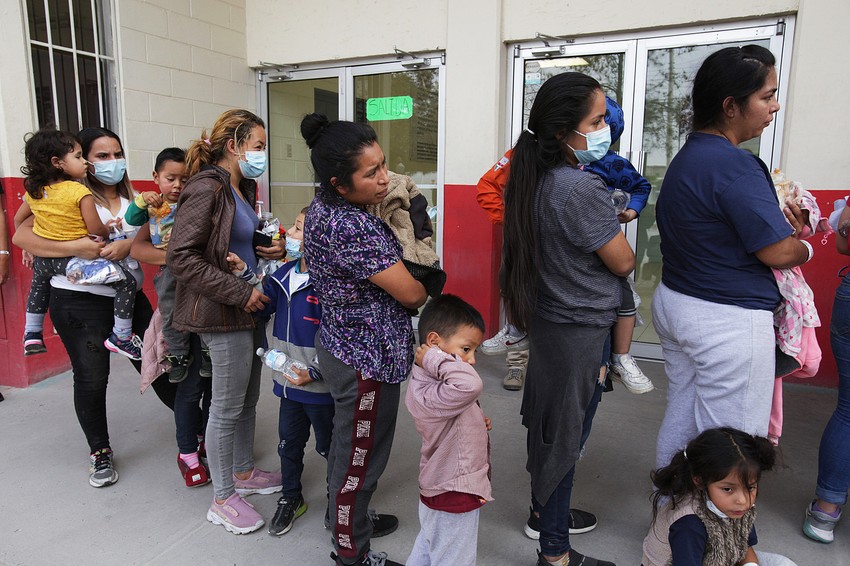 Migranti u Siudad Huarezu na granici sa SAD