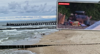 Zgorszenie na plaży w Ustroniu Morskim. Parze puściły wszelkie hamulce. Ktoś wszystko nagrał