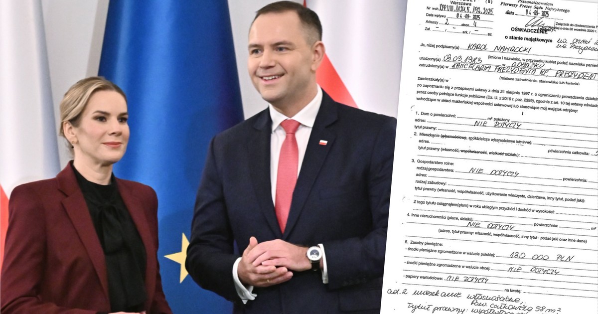 Marta Nawrocka pokaże swój majątek? Dokument już na biurku prezydenta