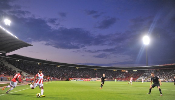 Detalj sa meča Zvezda - Spartaks Jurmala