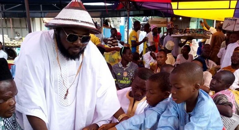 VVIP feasts with Nima kids on Sallah Day