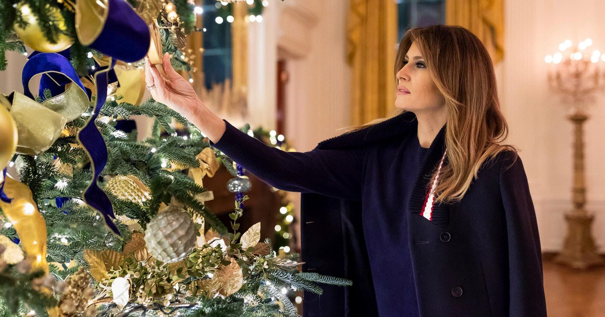 Boże Narodzenie w Białym Domu. Dekoracje świąteczne przygotowane przez  pierwsze damy USA [ZDJĘCIA] - Dom