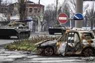 Ukraińskie czołgi w Bachmucie