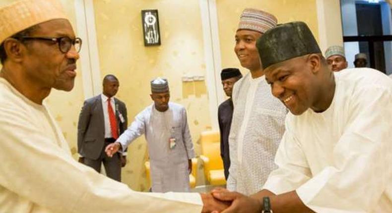 President Muhammadu Buhari and Speaker Yakubu Dogara