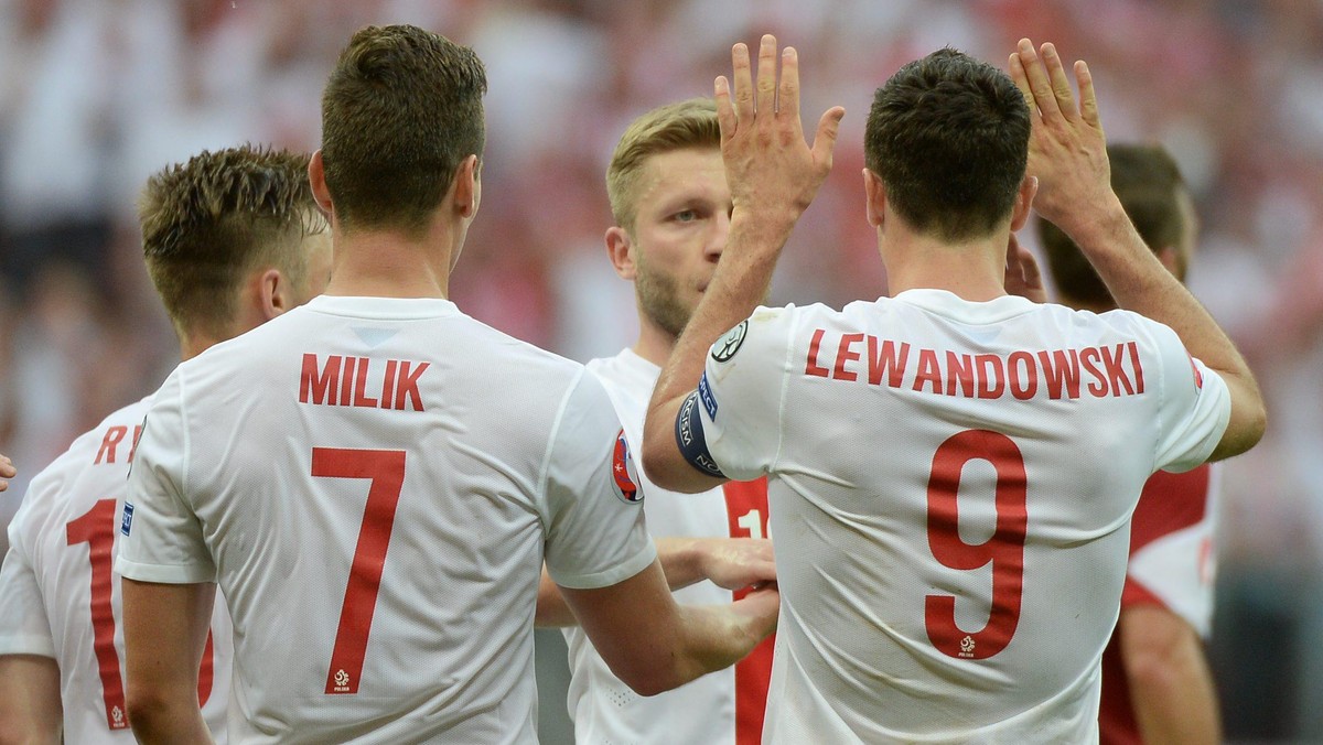 Arkadiusz Milik Robert Lewandowski reprezentacja Polski piłka nożna Polska Gruzja Stadion Narodowy