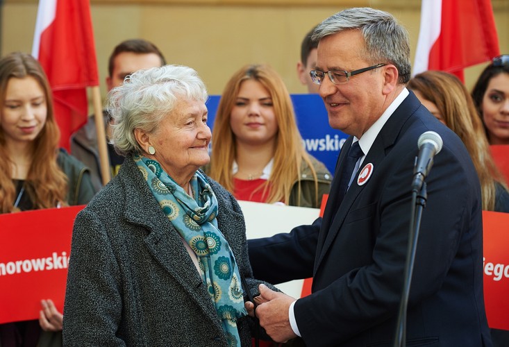 Bronisław Komorowski i Jadwiga Komorowska