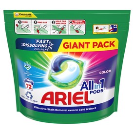 2 x Ariel All-in-1 PODS folyékony mosókapszula (72 Mosáshoz, Color) 15 999 Ft az eMAG weboldalán, mobilapplikációján és üzleteiben, GLAMOUR-kuponnal, 45% kedvezménnyel 8 799,4 Ft