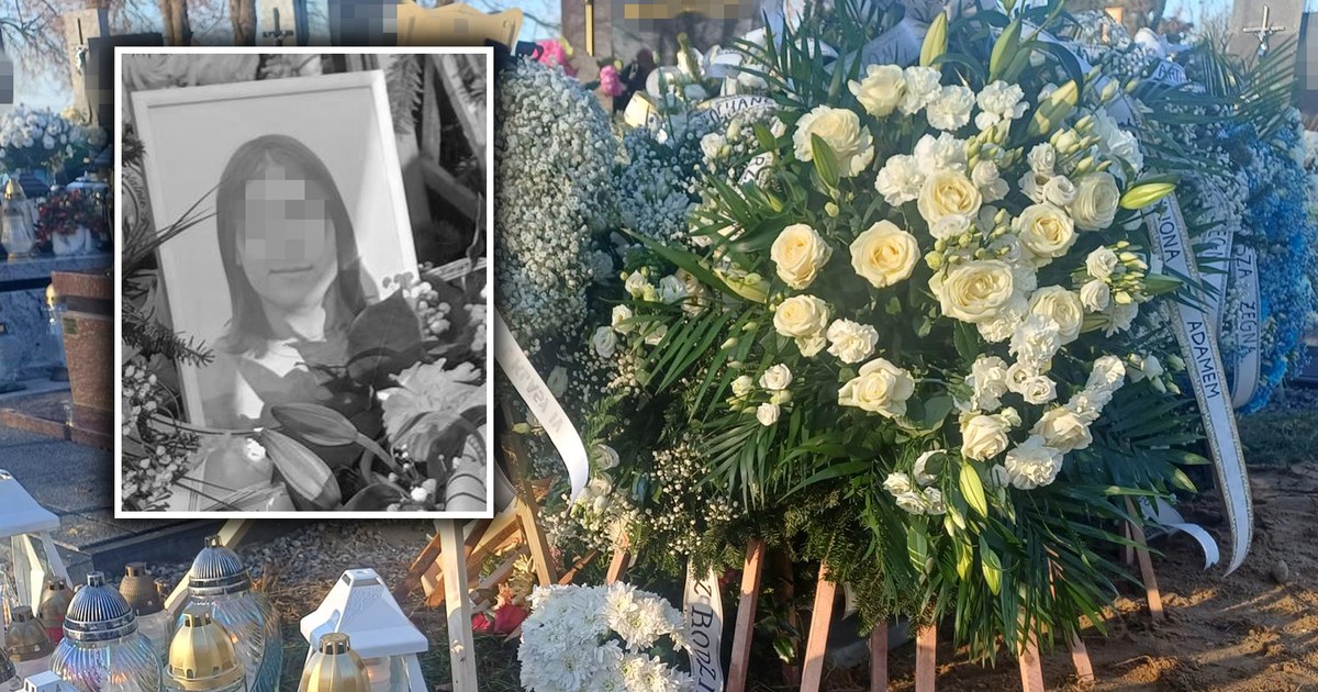 Łukasz zginął z rąk 13-letniego brata. Poruszające sceny podczas pogrzebu. Nawet księdzu łamał się głos