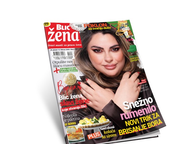 Novi broj „Blic žene“ magazina koji verno čitate i volite u prodaji je od subote 31. januara. 