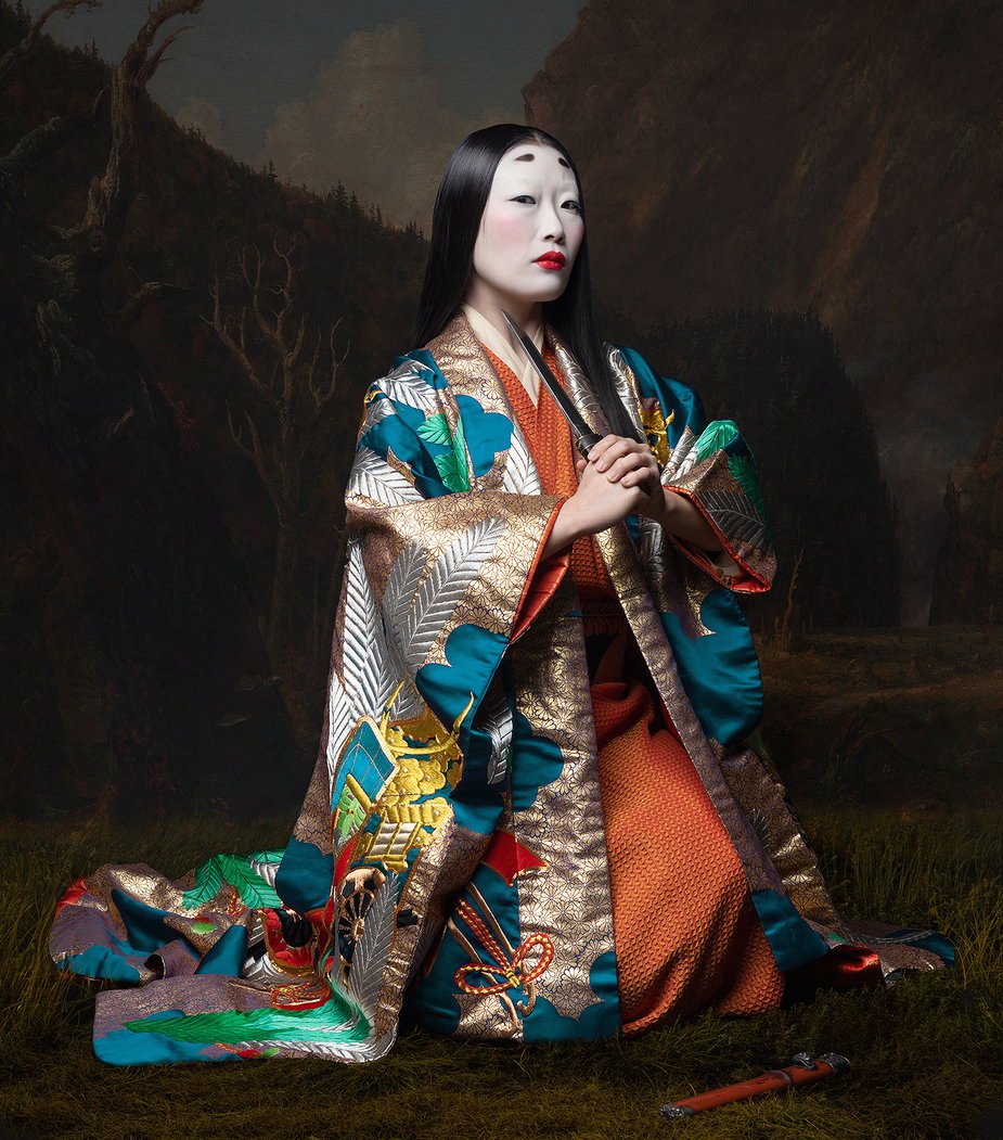 At the Samurai Museum in Berlin, until the end of October 2022, an exhibition of works by Sylwia Makris, entitled 